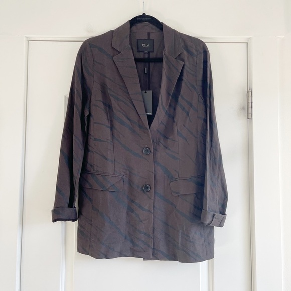 Rails Flynn Blazer Abstract Tiger Stripes - S - Picture 1 of 6